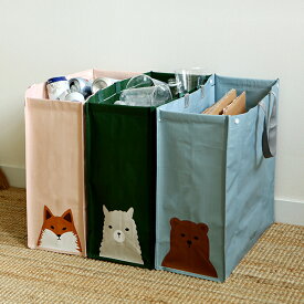 分別リサイクルバッグ Tarpaulin Bag - 01 Animal／デイリーライク Dailylike かわいい おしゃれ 子供部屋 分別ゴミ箱 ランドリーバッグ 買い物バッグ 収納ボックス 収納 おもちゃ収納 野菜ストッカー 大容量 折り畳み ターポリン 韓国【宅無】