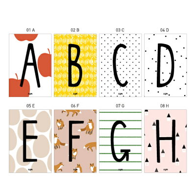 楽天市場 在庫限り品sale ポストカード Alphabet Card A P デイリーライク Dailylike メール便対応 絵葉書 ハガキ かわいい おしゃれ 北欧風 メッセージカード プレゼント ギフト 誕生日 バースデー ウェディング 手紙 英語 英字 イニシャル アルファベットカード