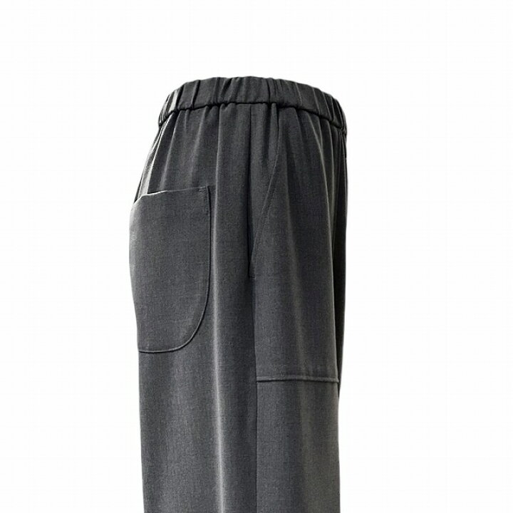 楽天市場】lourdesワイドポケット ストレッチ クロップドパンツ 