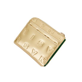 SILNA minacoloロゴ型押しL型 レザーショートウォレット【 ウォレット】【財布】