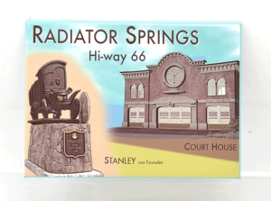 Disney-PIXAR "CARS LAND" Radiator Springs "COURT HOUSE" STANLEY fBYj[@sNT[ J[Yh WG[^[XvOX uR[gnEXv X^[ }Olbg ROUTE66