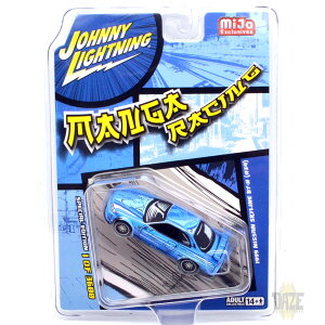 JOHNNY LIGHTNING 1/64 MiJo EXCLUSIVE - 1999 NISSAN GT-R R34 MANGA RACING BLUE MiJo - 1999@jbT GT-R R34 }KE[VOEu[