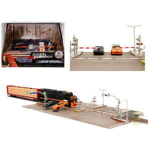 FAST & FURIOUS NANO SCALE - FINAL RACE TRAIN SCENE DISPLAY DIORAMA ���C���h�X�s�[�h�@�i�m�E�X�P�[�� - �t�@�C�i�����[�X�E�g���C���E�V�[���@�f�B�X�v���[�E�W�I���}