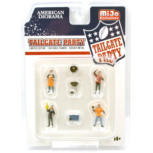 MiJo TOYS EXCLUSIVE AMERICAN DIORAMA-1:64 FIGURES - TAILGATE PARTY MiJo TOYS@AJWI} 1:64XP[tBMA - e[Q[gEp[eB