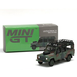 MINI GT 1/64 HONG KONG EXCLUSIVE - LAND ROVER DEFENDER 110 MILITARY CAMOUFLAGE 香港 限定 ランドローバー・ディフェンダー110 ミリタリーカモフラージュ 香港 限定 右ハンドル