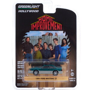 GREENLIGHT HOLLYWOOD SERIES 31 - 1991 FORD MUSTANG GT - HOME IMPROVEMENT@O[Cg@nEbhEV[Y31 - 1991 tH[hE}X^O GT - z[Cv[ug@44910-C
