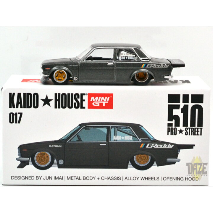 楽天市場】KAIDO HOUSE DATSUN 510 PRO STREET- GREDDY (GRAY)街道は 