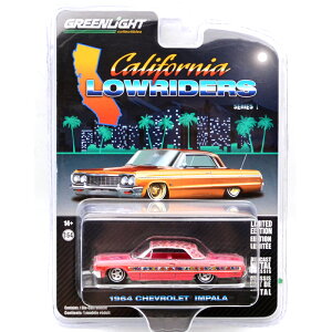 GREENLIGHT CALIFORNIA LOW RIDERS SERIES 1- 1964�@CHEVROLET IMPALA - Gypsy Rose�J���t�H���j�A�E���[���C�_�[�Y�E�V���[�Y1 - 1964�@�V�{���[�E�C���p�� - �W�v�V�[���[�Y