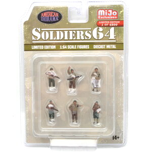 MiJo TOYS EXCLUSIVE AMERICAN DIORAMA-1:64 FIGURES - SOLDIERS 64MiJo TOYS@AJWI} 1:64XP[tBMA - \W[64
