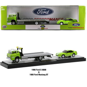 M2 1/64 AUTO-HAULERS 1990 FORD C-8000 & 1988 FORD MUSTANG GT 1990 tH[h C-8000 & 1988 tH[hE}X^O GT