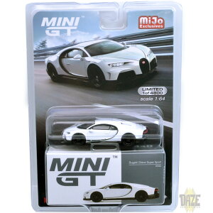 MINI-GT MiJo TOYS - BUGATTI CHIRON SUPER SPORT (WHITE)�A�����J�@MiJo Toys ����@�u�K�b�e�B �V���� �X�[�p�[�X�|�[�c�@(�z���C�g)- ���n���h���d�l