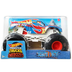 MATTEL HOTWHEELS 1/24 SCALE MONSTER TRUCKS - RACE ACE}e@zbgEB[1/24 XP[@X^[gbNX - [XG[X