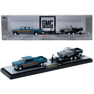M2 1/64 1973 GMC SIERRA 3500 & 1973 CHEVROLET CHEYENNE SUPER 10 1973 GMC �V�G���@3500 & 1973 �V�{���[�E�V���C�A���E�X�[�p�[10 �I�[�g�n�E���[�@�����[�X92