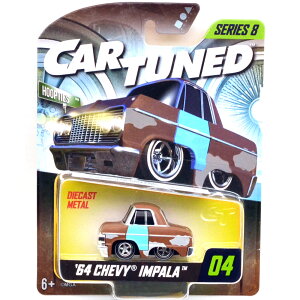 CAR TUNED 1:64 SERIES 8 '64 CHEVY IMPALA �J�[�E�`���[���h 1:64 �V���[�Y8�@'64 �V�F�r�[�C���p��