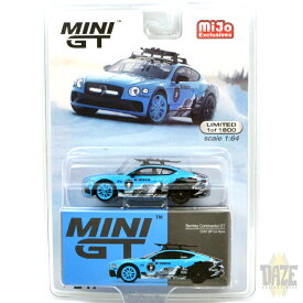 MINI GT 1/64 MiJo TOYS EXCLUSIVE - BENTLEY CONTINENTAL GT 2020 GP ICE RACE BLUE　MiJo 限定　ベントレー・コンチネンタル GT 2020 GP　アイスレース　ブルー