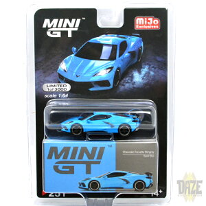 MINI GT 1/64 MiJo TOYS EXCLUSIVE - 2020 CHEVROLET CORVETTE STINGRAY (RAPID BLUE)�@MiJo ���� - 2020 �V�{���[�E�R���x�b�g�E�X�e�B���O���[(���s�b�h�u���[)