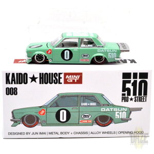 MINI GT 1/64 - KAIDO HOUSE 1971 DATSUN 510 PRO STREET- KDO510 X͂@1971 _bgT@510@vXg[g - KDO510