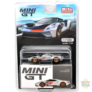 MiJo TOYS EXCLUSIVE - FORD GT 2021 HERITAGE EDITION (CHASE CAR)MiJo ����@�t�H�[�hGT 2021 �w���e�[�W�E�G�f�B�V���� (�`�F�C�X�J�[)