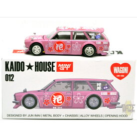 KAIDO HOUSE DATSUN KAIDO 510 WAGON (HANAMI V1 PINK)街道はうす　1971 ダットサン　510　ワゴン　(ハナミ V1　ピンク)*チェイスカーがランダムで混入いたします。