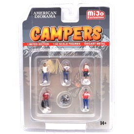 MiJo TOYS EXCLUSIVE AMERICAN DIORAMA-1:64 FIGURES -CAMPERS SET MiJo TOYS限定　アメリカンジオラマ 1:64スケールフィギア -キャンパーズ・セット