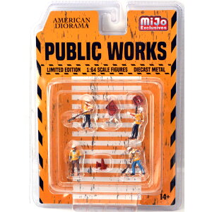 MiJo TOYS EXCLUSIVE AMERICAN DIORAMA-1:64 FIGURES - PUBLIC WORKS MiJo TOYS@AJWI} 1:64XP[tBMA - pubNE[NX