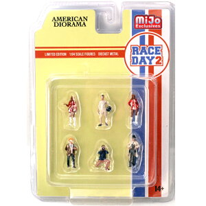 MiJo TOYS EXCLUSIVE AMERICAN DIORAMA-1:64 FIGURES - RACE DAY 2 MiJo TOYS限定 アメリカンジオラマ 1:64スケールフィギア - レースデイ 2