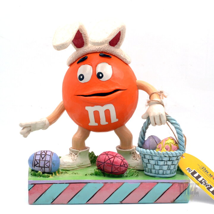 楽天市場】M&Ms EASTER ORANGE WITH BASKET - JIM SHORE STATUE 