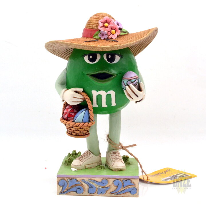 楽天市場】M&Ms EASTER GREEN WITH BASKET - JIM SHORE STATUE 