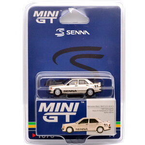 MINI-GT 1/64 MERCEDES-BENZ 190E 2.3-16 #11 AYRTON SENNA 1984 NURBURGRING RACE OF CHAMPIONS W/FIGURE �����Z�f�X �x���c 190E 2.3-16 �j�����u���N�����N ���[�X �I�u �`�����s�I���Y 1984 #11 �A�C���g���E�Z�i �t�B�M���A