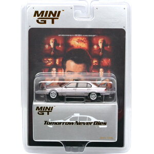 MINI-GT 1/64 BMW 750IL JAMES BOND 007 TOMORROW NEVER DIES (ENGLISH PACKING)BMW 750IL �u�g�D�����[�E�l�o�[�E�_�C�v(1998)�p��Ńp�b�P�[�W