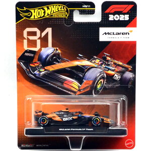 MATTEL HOTWHEELS 1/64 McLAREN PIASTRI FORMULA ONE TEAM (#81) �}�N���[�����E�s�A�X�g���E�t�H�[�~�����E�����E�`�[�� (#81)