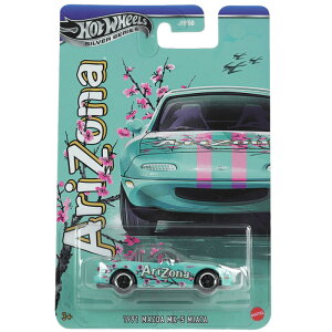 MATTEL HOTWHEELS ARIZONA TEA - CHERRY BLOSSOM 1991 MAZDA MX-5 MIATA �A���]�i�A�C�X�e�B�[ - �`�F���[�u���b�T�� 1991�@�}�c�_ MX-5 �~�A�^