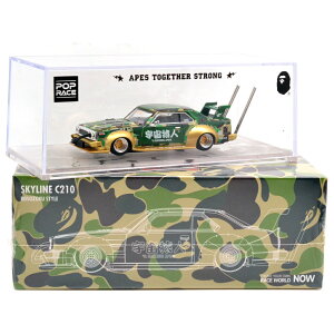 POP RACE 1/64 SKYLINE C210 KAIDO RACER BOSOZOKU STYLE - BAPE 30TH ANNIVERSARY POP RACE 1/64 XJCC C210 JChE[T[E{[\E]NEX^C - BAPE@30NAjo[T[