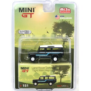 MINI GT 1/64 MiJo TOYS EXCLUSIVE - LAND ROVER DEFENDER 110 COUNTRY STATION WAGON GREY@MiJo  -h[o[ fBtF_[@110Jg[Xe[VS@O[