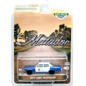 GREENLIGHT 1972 AMC MATADOR - COLONIAL CITY POLICE 1972 AMC �}�^�h�[�� - �R���j�A���E�V�e�B�E�|���X