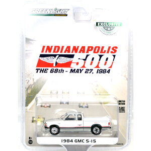 GREENLIGHT�@1984 GMC S-15 EXTENDED CAB - 68Th INDY HAULER OFFICIAL TRUCK�@1984 GMC S-15 �G�N�X�e���f�b�h�E�L���u - 68Th �C���f�B�E�n�E���[�E�I�t�B�V�����E�g���b�N