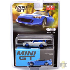 MiJo TOYS EXCLUSIVE - HONDA S2000 (AP2) TYPE S (APEX BLUE) CHASE CARMiJo 限定 - ホンダ S2000 (AP2)　タイプS (アペックスブルー) 右ハンドル チェイスカー