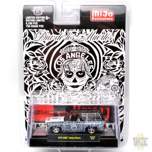 M2 MACHINES 1:64SCALE EXCLUSIVE - 1973 GMC JIMMY SIERRA �h Dia De Los Muertos �hMiJo ���� - 1973 GMC �W�~�[�V�G���@�h (���҂̓�)