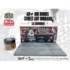 MiJo TOYS EXCLUSIVE AMERICAN DIORAMA-1:64 LA STREET ART DIORAMA LOWRIDER�@MiJo TOYS����@�A�����J���W�I���} 1:64�X�P�[�� LA�X�g���[�g�A�[�g�E�W�I���}(���[���C�_�[)