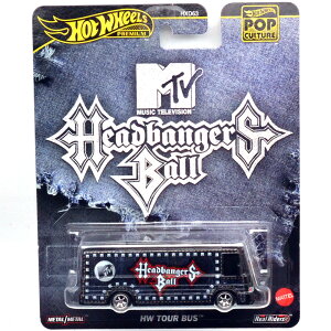 MATTEL HOTWHEELS M TV HEADBBANGERS BALL - HW TOUR BUS�@�G���e�B�[�r�[�E�w�b�h�o���K�[�Y�E�{�[�� - �z�b�g�E�B�[�� �c�A�[�o�X�@POP CULTURE �|�b�v�J���`���[�@US�ŃA�\�[�g 2025 "K" CASE