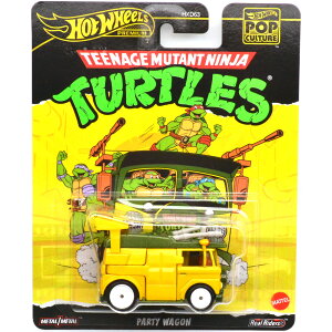 MATTEL HOTWHEELS TEENAGE MUTANT NINJA TURTLES - PARTY WAGON@eB[GCWE~[^gEjWE^[gY - p[eB[S@POP CULTURE |bvJ`[@USŃA\[g 2025 "K" CASE