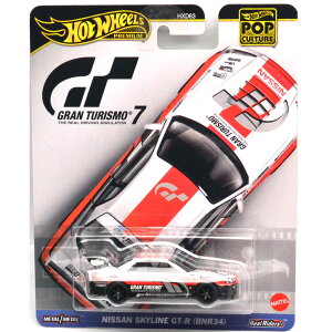 MATTEL HOTWHEELS NISSAN SKYLINE GT-R (BNR34) - GRAN TURISMO�@�j�b�T���E�X�J�C���C�� GT-R (BNR34)�@- �O�����c�[���X���@POP CULTURE �|�b�v�J���`���[�@US�ŃA�\�[�g 2025 "J" CASE