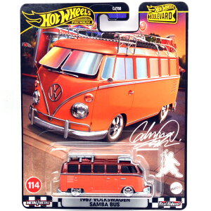 MATTEL HOTWHEELS 1967 VOLKSWAGEN SAMBA BUS 1967 tHNX[QEToEoX BOULEVARD SERIES 114