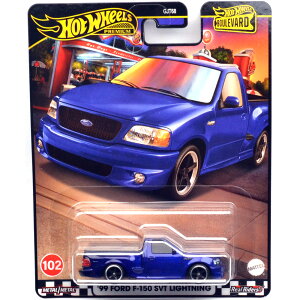 MATTEL HOTWHEELS '99 FORD F-150 SVT LIGHTNING '99�t�H�[�h F-150 SVT ���C�g�j���OBOULEVARD SERIES�@102