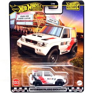MATTEL HOTWHEELS MITSUBISHI PAJERO EVOLUTION�@�~�c�r�V �p�W�F�� �G�{�����[�V���� BOULEVARD 133