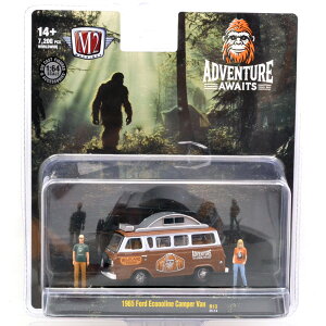 M2 �@ 1/64 DIORAMA COLLECTION�@1965 FORD ECONOLINE CAMPER VAN�@�W�I���}�R���N�V�����@1965�@�t�H�[�h�E�G�R�m���C���E�L�����p�[�o��