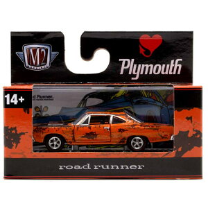 M2�@1/64�@1969 PLYMOUTH ROAD RUNNER�@1969 �v���}�X�E���[�h�����i�[�@Auto-Thentics Release 94