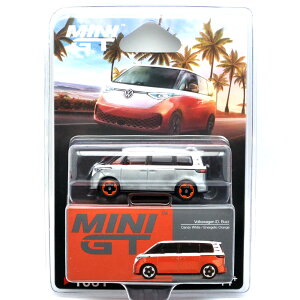 MINI GT 1/64 VOLKSWAGEN ID BUZZ (CANDY WHITE/ENERGETIC ORANGE) CHASE CAR �t�H���N�X���[�Q�� ID BUZZ(�L�����f�B�E�z���C�g/�G�i�W�F�e�B�b�N�E�I�����W) �`�F�C�X�J�[