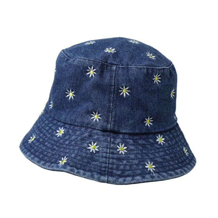 楽天市場】デイジーEMBデニムバケットHAT ハット レディース 帽子 