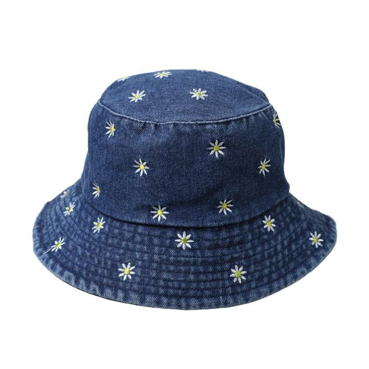 楽天市場】デイジーEMBデニムバケットHAT ハット レディース 帽子  